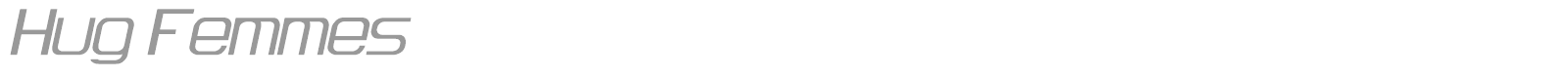 Hug Femmes font preview